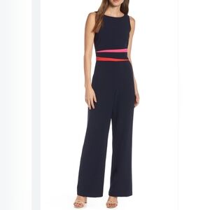 Vince Camuto crepe color block jumpsuit